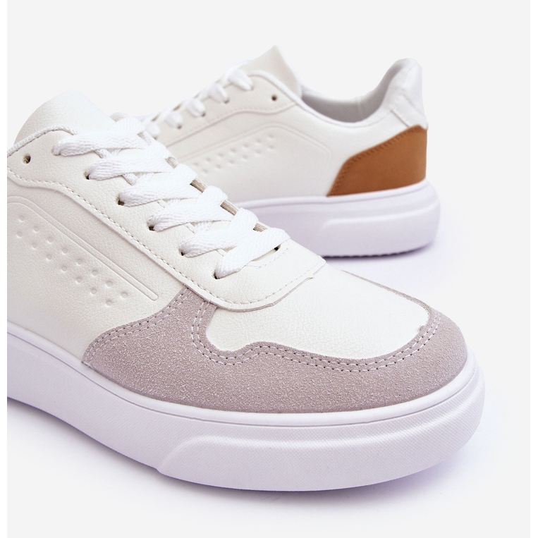 WJ1 Pánská bílá šněrovací sportovní obuv Castiel bílý 2