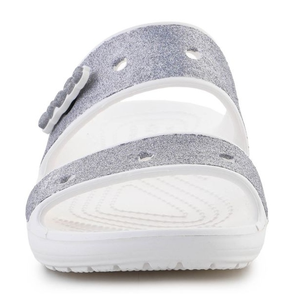 Crocs Klasické sandálové pantofle Croc Glitter Ii W 207769-90H šedá 1