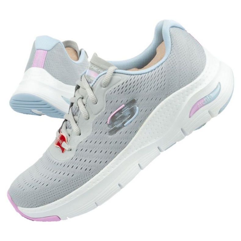 Boty Skechers Arch Fit W 149722 šedá 1