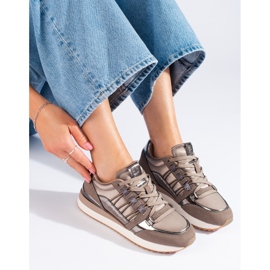 Dámské tenisky Big Star KK274112 hnědý 1