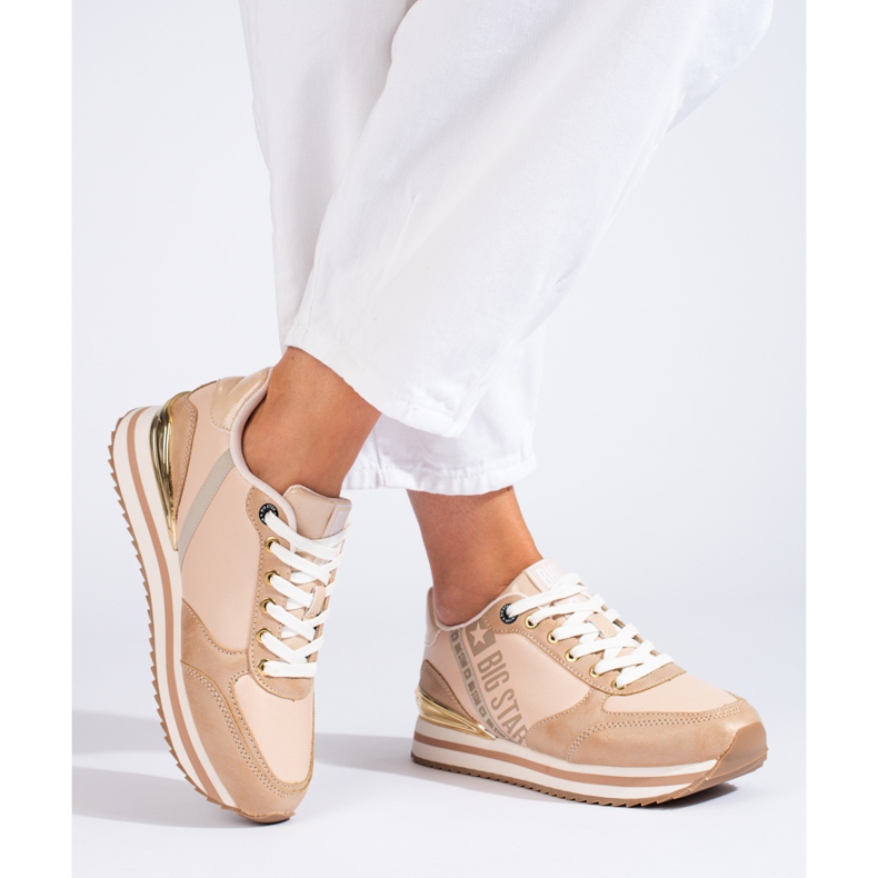 Dámské tenisky Big Star KK274437 hnědý 1