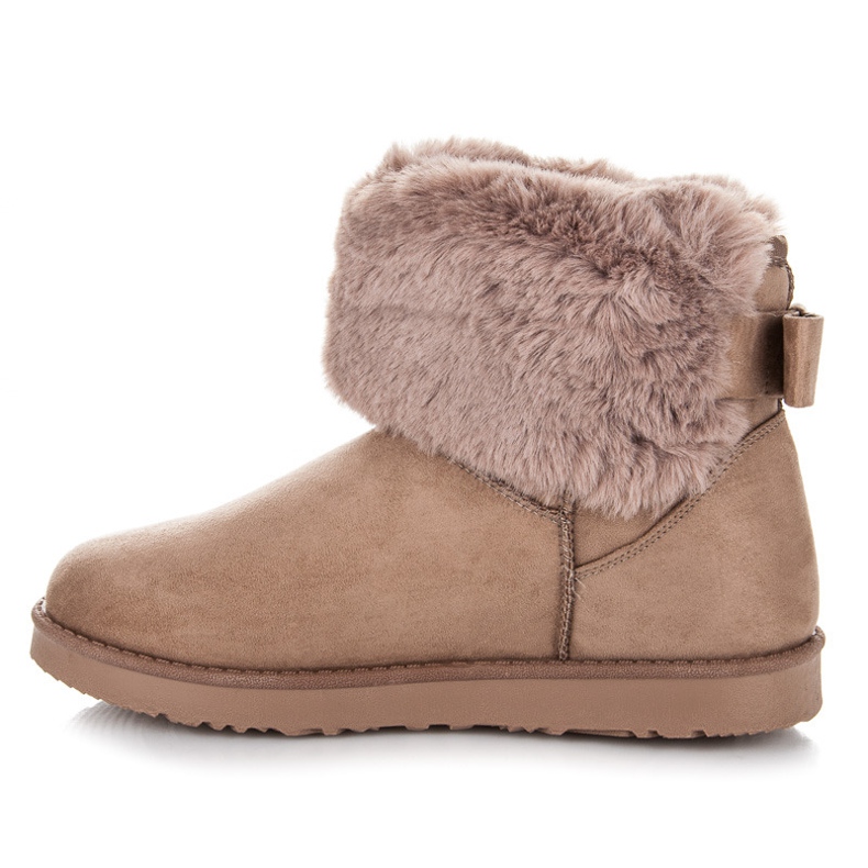 Kylie Mukluki s lukem hnědý 1