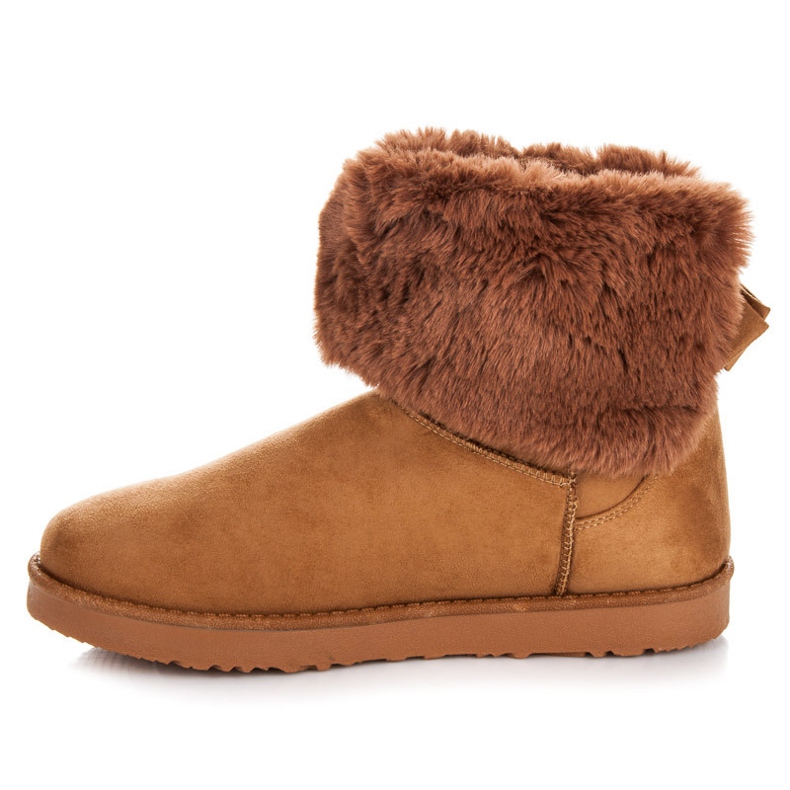 Kylie Mukluki S Mašlí hnědý 1