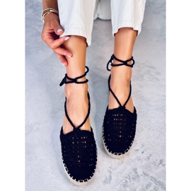 Dámské krajkové espadrilky Yaweh Black černý 1