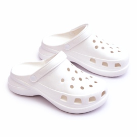 Pěnové Pantofle Crocs Na Robustní Podrážce Bílá Katniss bílý 1