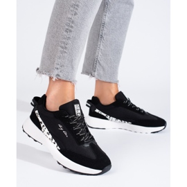 Černé tenisky LL274956 Big Star černá 1