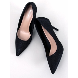 Maineri Černé dámské vysoké podpatky černý 1