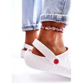 Dámské lehké pantofle Kroks Big Star II275003 Bílé bílý 5