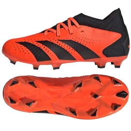Kopačky Adidas Predator Accuracy.3 Fg Jr GW4608 pomerančový pomeranče a červené 1