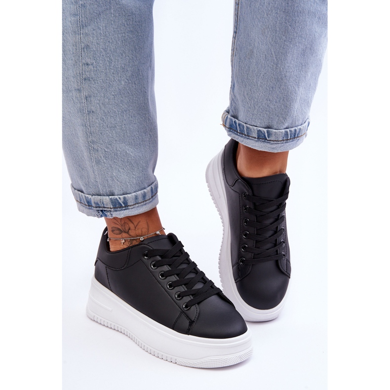 Dámské klasické tenisky Black &amp; White Night Trip černá 1