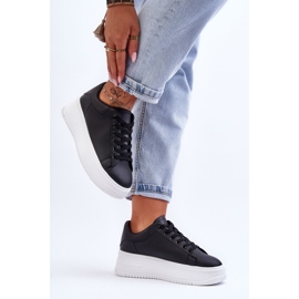 Dámské klasické tenisky Black &amp; White Night Trip černá 2