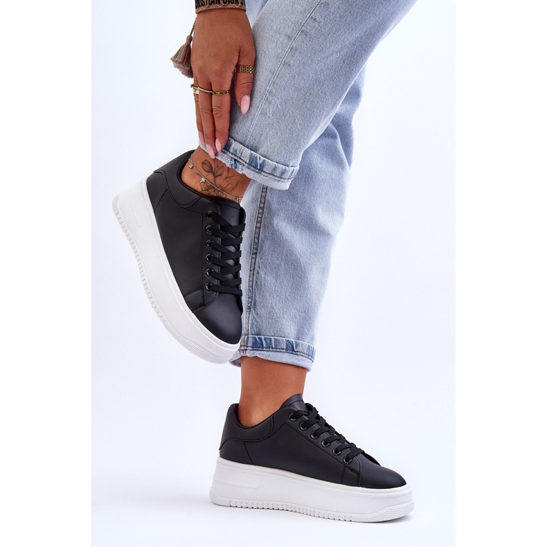 Dámské klasické tenisky Black &amp; White Night Trip černá 2