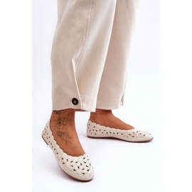 PE1 Prolamovaná lesklá balerína dámská béžová vizionářka béžový 1 PE1 Prolamovaná lesklá balerína dámská béžová vizionářka béžový 1