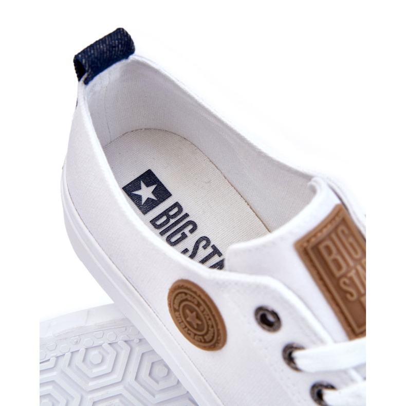Pánské tenisky Big Star LL174019 Bílé bílý 6