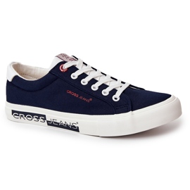 Cross Jeans Pánské křížové džíny JJ1R4028C Navy Blue Sneakers modrý 1