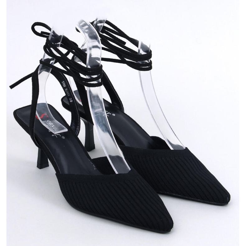 Ponožkové špendlíky s otevřenou patou Cordier Black černá 1