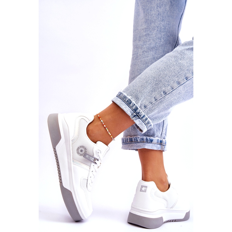 Klasické tenisky Memory Foam System Big Star LL274A024 White bílý 3 Klasické tenisky Memory Foam System Big Star LL274A024 White bílý 3