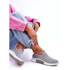 Klasické nazouvací sportovní boty šedé šedá 3