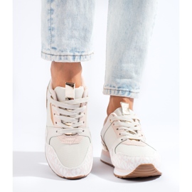 Dámské sportovní béžové boty Shelovet béžový 2