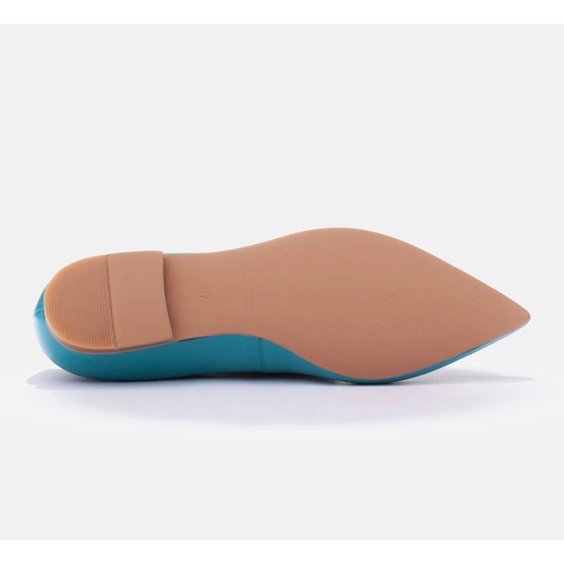 Marco Shoes Subtilní balerínky modrý 2 Marco Shoes Subtilní balerínky modrý 2