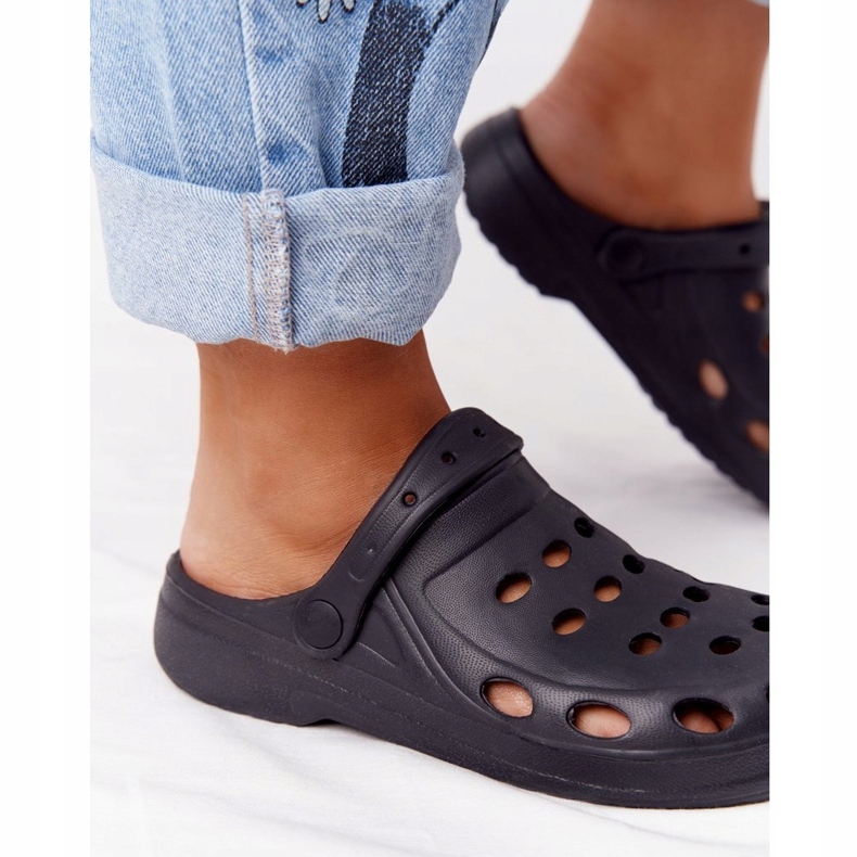 Flameshoes Dámské černé pěnové pantofle Eva Black černá 1 Flameshoes Dámské černé pěnové pantofle Eva Black černá 1