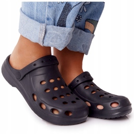 Flameshoes Dámské černé pěnové pantofle Eva Black černá 5 Flameshoes Dámské černé pěnové pantofle Eva Black černá 5