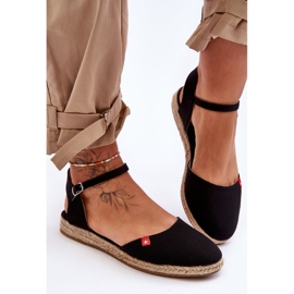 Dámské espadrilky na platformě Big Star FF274526 černé černý 2