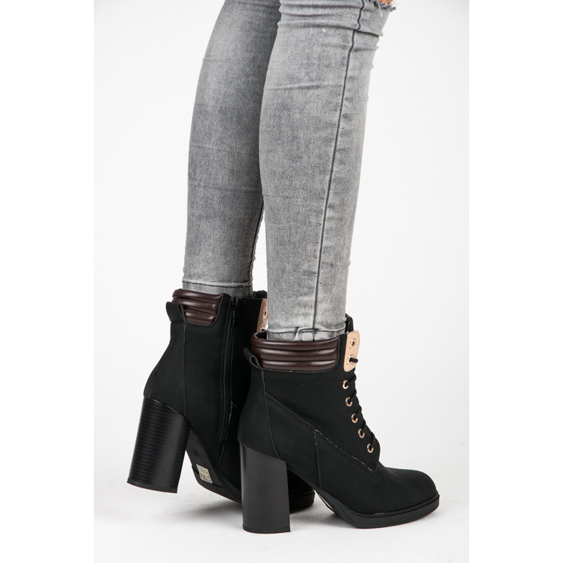 Seastar Dělníci na vysokých podpatcích černá 1