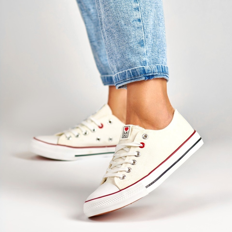 Bílé tenisky La.Fi bílý 1