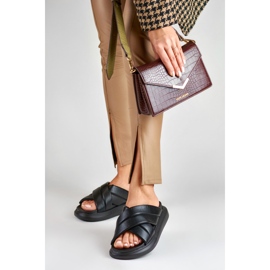 La.Fi Klasické černé pantofle černý 2