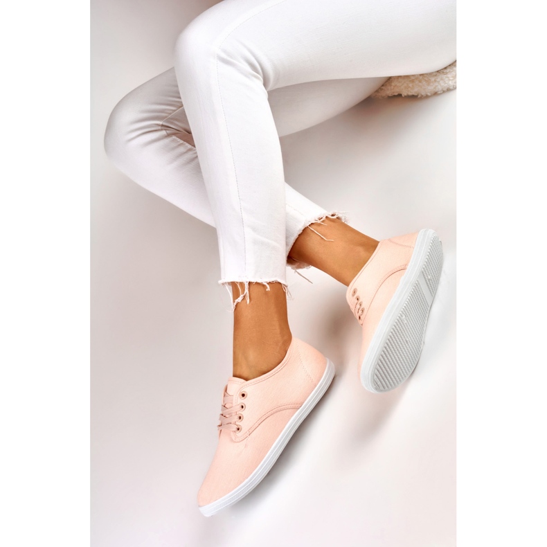 Dámské růžové tenisky růžový 1