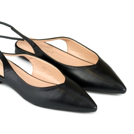 Černé baleríny se zavazováním černý 1