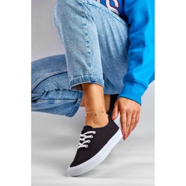 Dámské černé tenisky černá 1