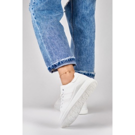 Bílé dámské tenisky Gerini bílý 2