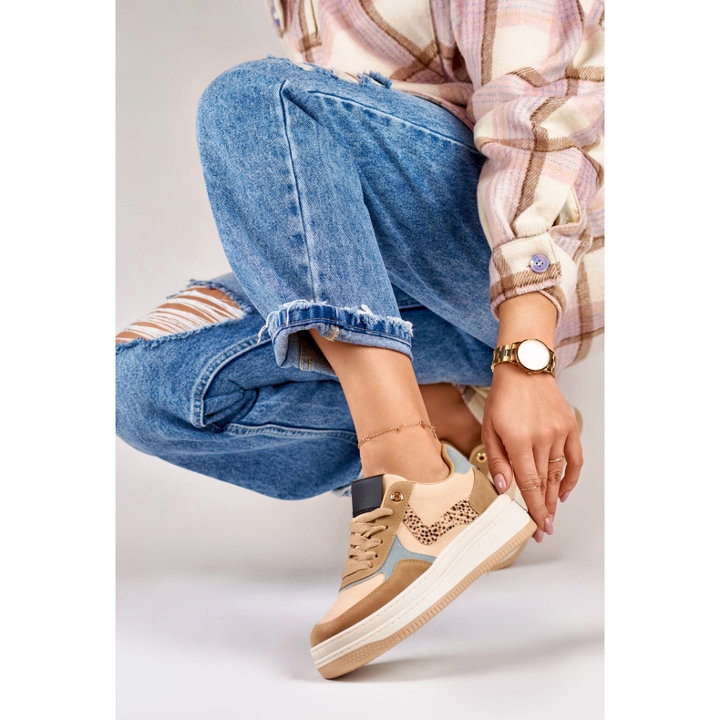 Dámské béžové tenisky Lara béžový 1 Dámské béžové tenisky Lara béžový 1