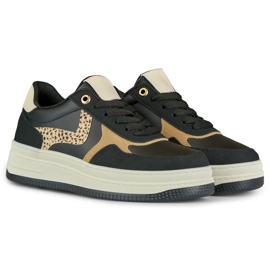 Dámské černé tenisky Lara černý 2