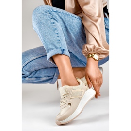 Dámská béžová sportovní obuv pro volný čas béžový 1