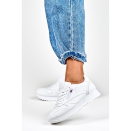 Klasické dámské bílé tenisky bílý 2