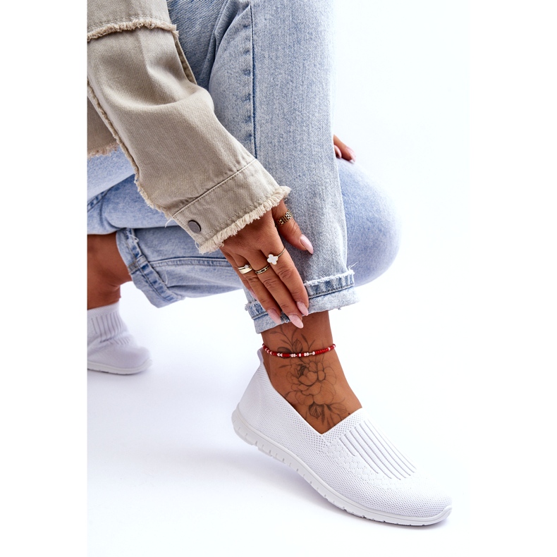 News Dámské nazouvací tenisky bílé Lento bílý 2