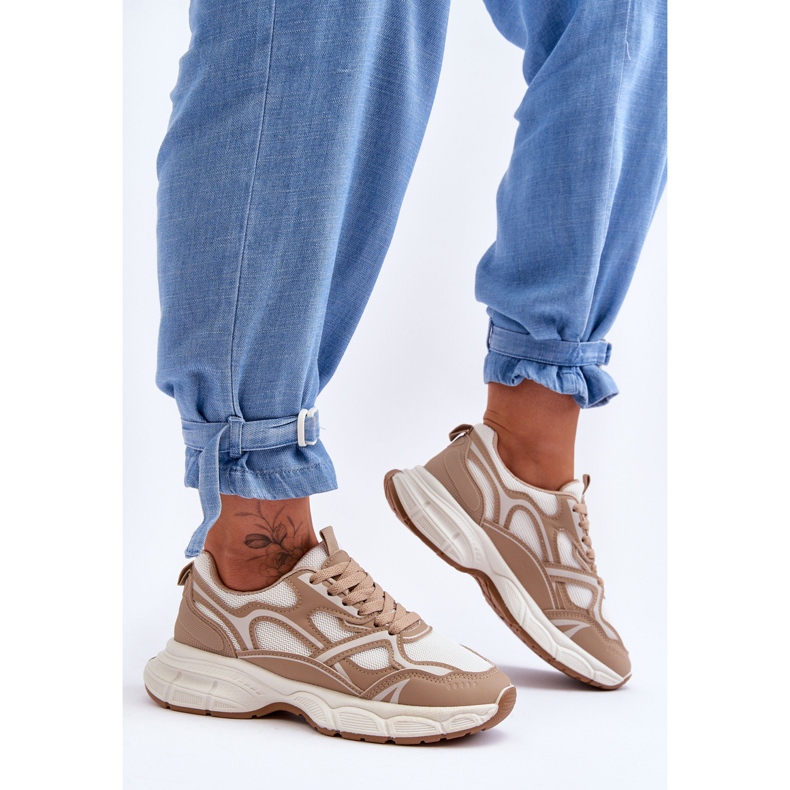 FG2 Dámská sportovní obuv Béžová Contiro béžový 1