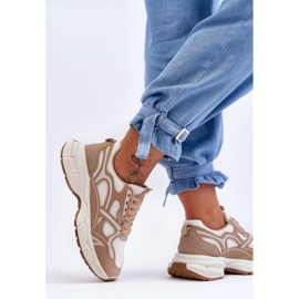 FG2 Dámská sportovní obuv Béžová Contiro béžový 2