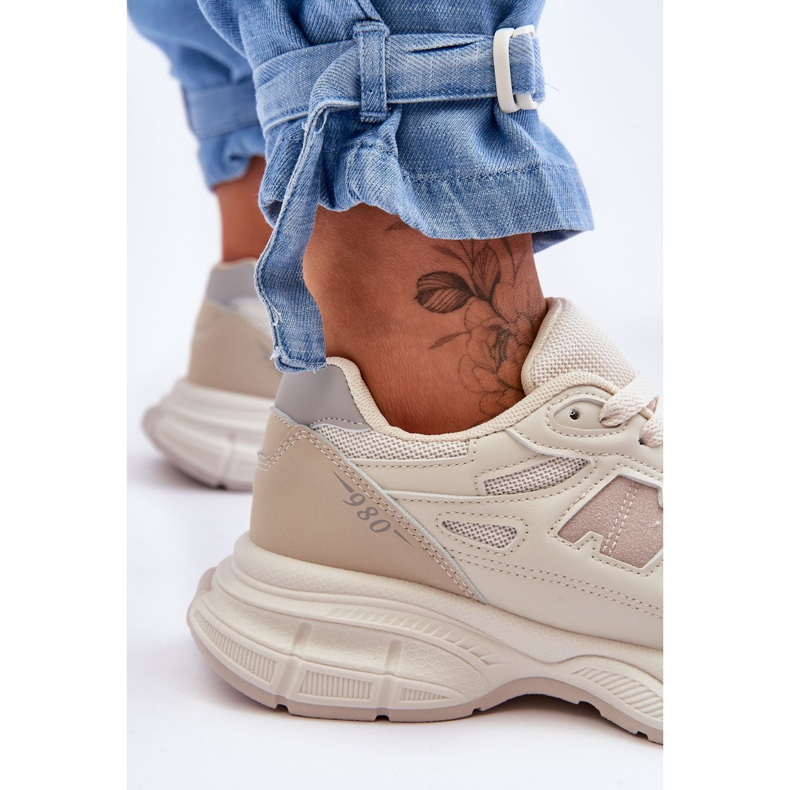 FG2 Módní dámská síťovaná sportovní obuv béžová Venice béžový 2 FG2 Módní dámská síťovaná sportovní obuv béžová Venice béžový 2