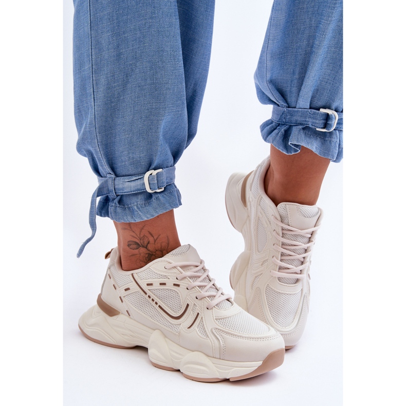 FG2 Dámská sportovní obuv Tenisky Béžová Feluci béžový 1 FG2 Dámská sportovní obuv Tenisky Béžová Feluci béžový 1