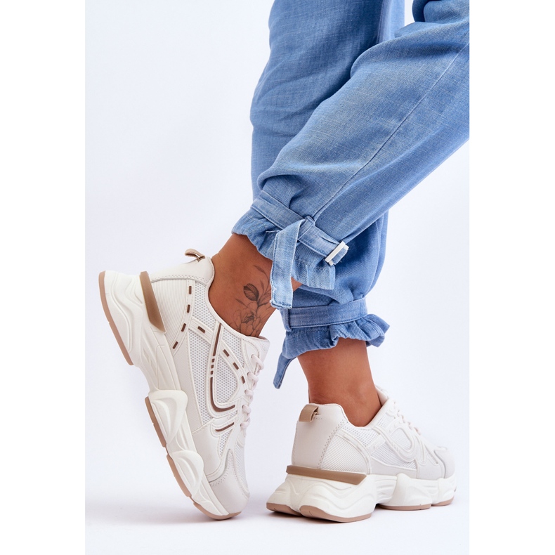 FG2 Dámská sportovní obuv Tenisky Béžová Feluci béžový 2 FG2 Dámská sportovní obuv Tenisky Béžová Feluci béžový 2