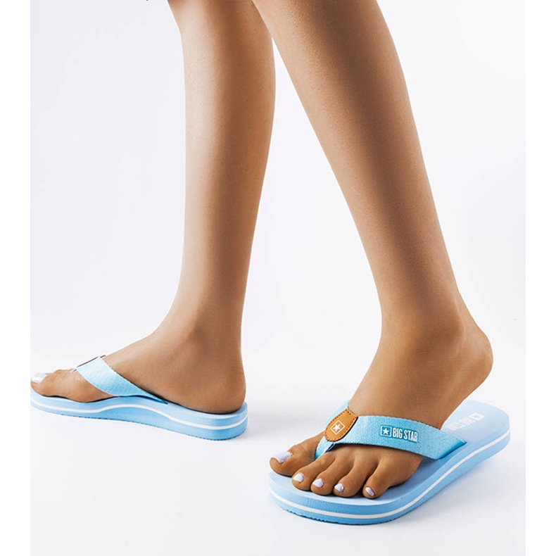 Modré žabky Big Star FF274A253 modrý 1