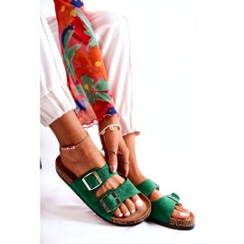 Bellucci Dámské zelené slip-on Misandei zelená 3