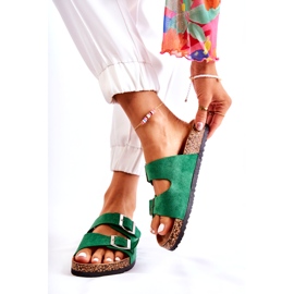 Bellucci Dámské zelené slip-on Misandei zelený 2