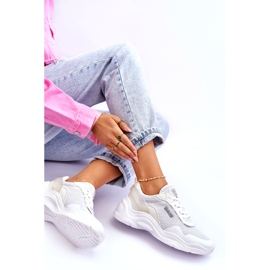 Dámská látková sportovní obuv Memory Foam System Big Star LL274A064 Bílá bílý 7