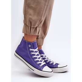 FR1 Dámské klasické vysoké tenisky Purple Remos fialová 1