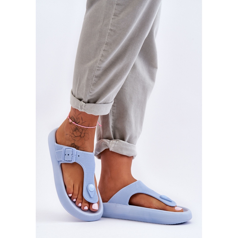 Dámské modré pěnové žabky Apollo modrý 2 Dámské modré pěnové žabky Apollo modrý 2